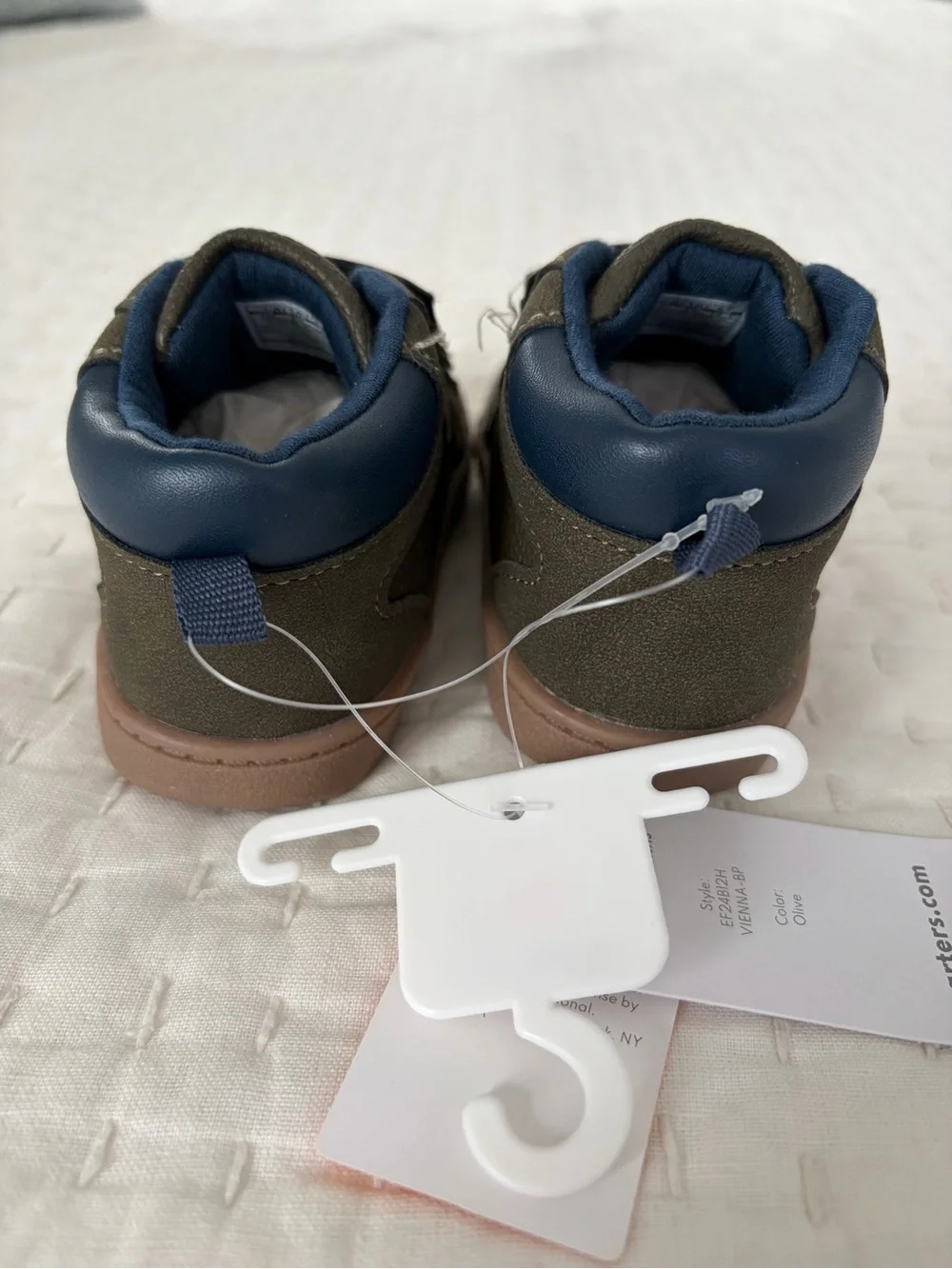 NWT Carter’s Every Step Toddler Boy Sneaker Boots Size 5 (12-18M)
